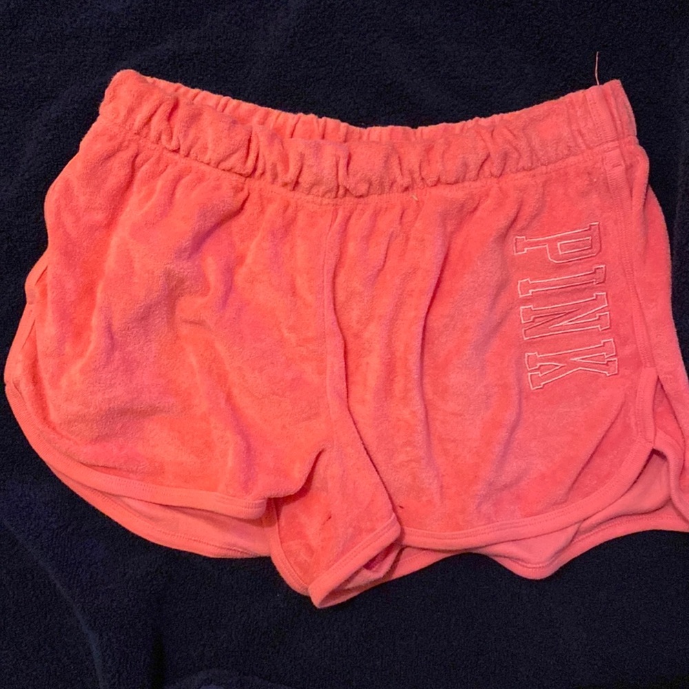 VS pink shorts